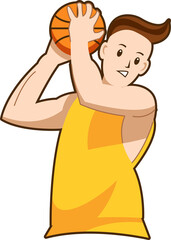 Basketball png graphic clipart design