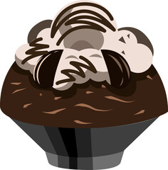 bingsu png graphic clipart design