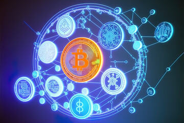 web3.0 world, blockchain technology, various digital currencies, bitcoin