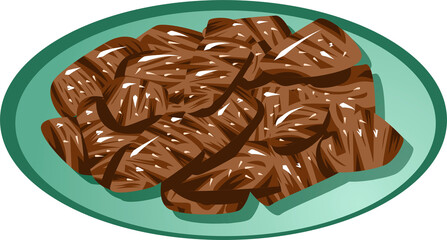 Bulgogi png graphic clipart design