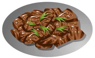 Bulgogi png graphic clipart design