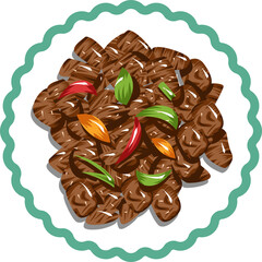 Bulgogi png graphic clipart design