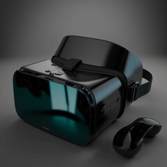 High-quality VR glasses w/ headset, AI & AR for immersive gaming & business. Innovative design & advanced remote control for complete metaverse experience.