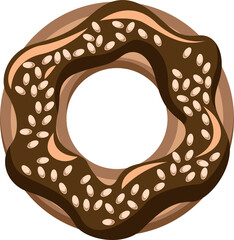 Donut png graphic clipart design