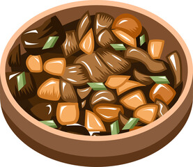Galbi jjim png graphic clipart design