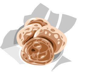 Hotteok png graphic clipart design