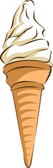 ice cream cone png graphic clipart design