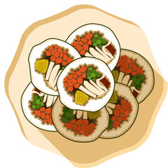 Kimbap png graphic clipart design