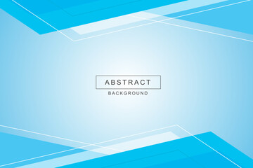 Modern blue abstract geometric background
