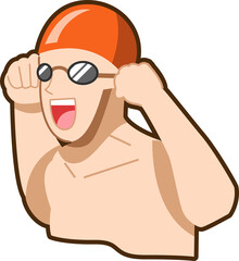 swimming png graphic clipart design