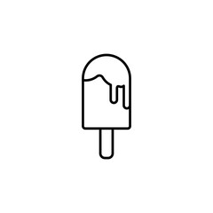 ice cream icon. outline icon