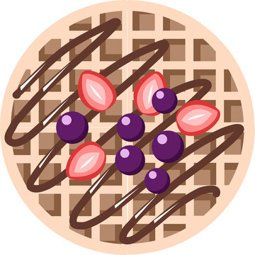 Waffle Png Graphic Clipart Design