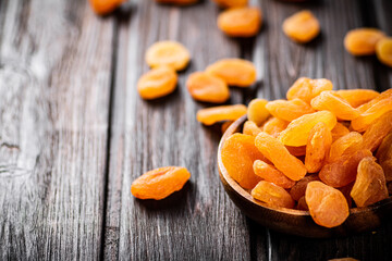 A full plate of dried apricots.