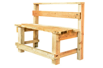Wooden bench