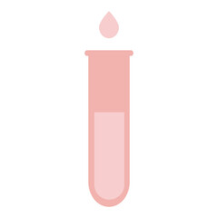 Soft pink simple medical vector icon