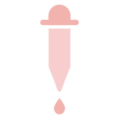 Soft pink simple medical vector icon