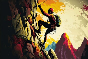 Obraz na płótnie Canvas Climb Your Mountain
