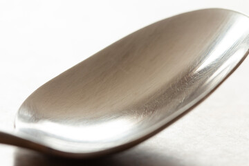 Close-up, macro image of a Table Spoon/Dinner Spoon