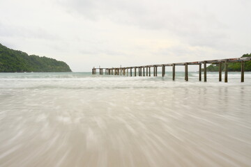 pier on the beach
