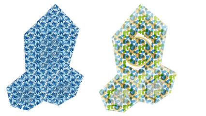 pair of knitted socks