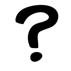 Black question mark png