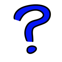 blue question mark png