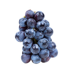 blue grape  isolated on  transparent png
