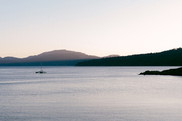 Fishing Bay on Orcas Island in the San Juan Islands in Northwestern Washington