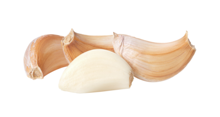 Garlic isolated on transparent png