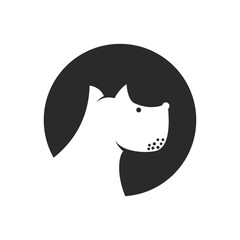 Dog head logo
