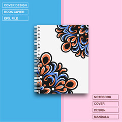 Mandala design cover notebook