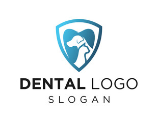 Logo design about Dental on a white background. created using the CorelDraw application.