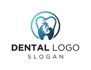 Logo design about Dental on a white background. created using the CorelDraw application.