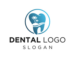 Logo design about Dental on a white background. created using the CorelDraw application.
