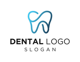 Logo design about Dental on a white background. created using the CorelDraw application.