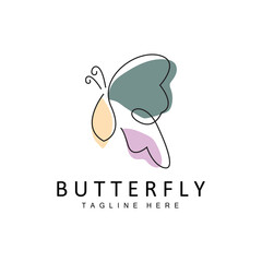 Butterfly Logo, Animal Design With Beautiful Wings, Decorative Animals, Product Brands