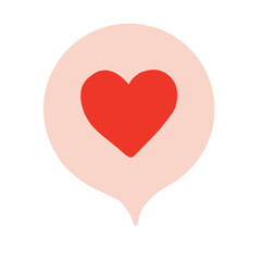 Speech Bubble With Heart