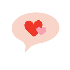 Speech Bubble With Heart