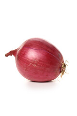 red onion isolated on white background