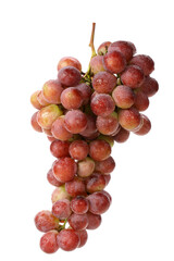 red grape on white background 