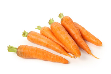 carrots isolated on white