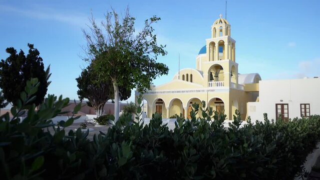 St George Church (Ekklisia Agios Georgios) Oia, Santorini, Greece, Europe