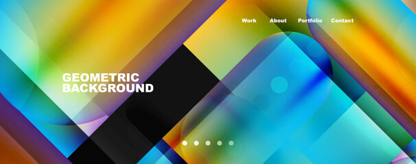 Squares and lines dynamic speed abstract background. Vector Illustration For Wallpaper, Banner, Background, Card, Book Illustration, landing page