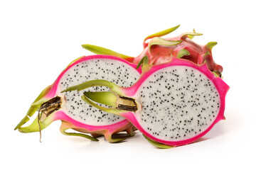 dragon fruit isolated on white background