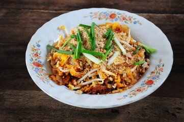 Thai Style Stir Fried Noodles with Shrimp, Pad Thai