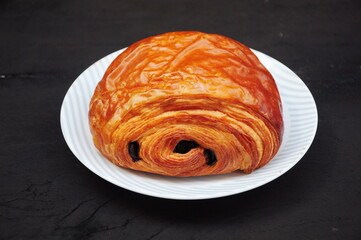 Rum Croissant on a plate