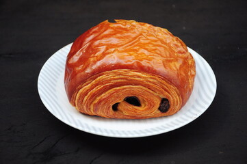 Rum Croissant on a plate