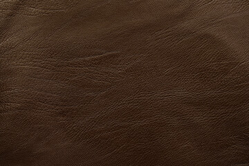 Dark brown leather texture background with seamless pattern.