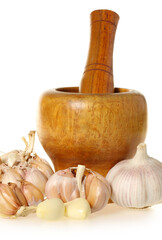 garlic and mortar