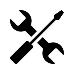 Repair tools line icon design.